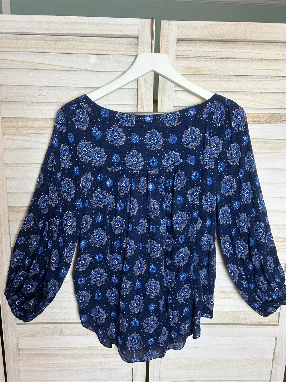 NWT Anthropologie Maeve Peasant Style Blouse. Size 4 - Picture 9 of 11